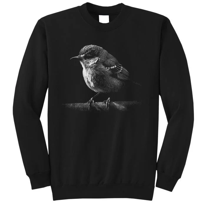 Bird Lover Artwork Animal Motif Bird Tall Sweatshirt