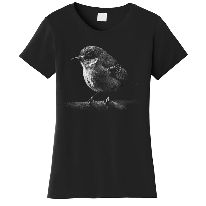 Bird Lover Artwork Animal Motif Bird Women's T-Shirt