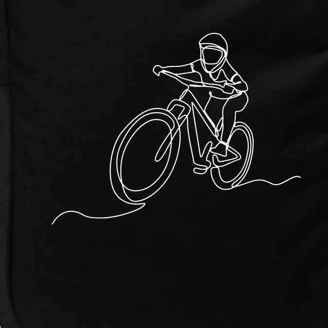 Bicycle Line Art Drawing Mountain Bike Impact Tech Backpack