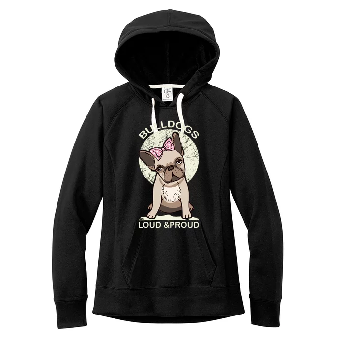 Bulldogs Loud And Proud Women's Fleece Hoodie