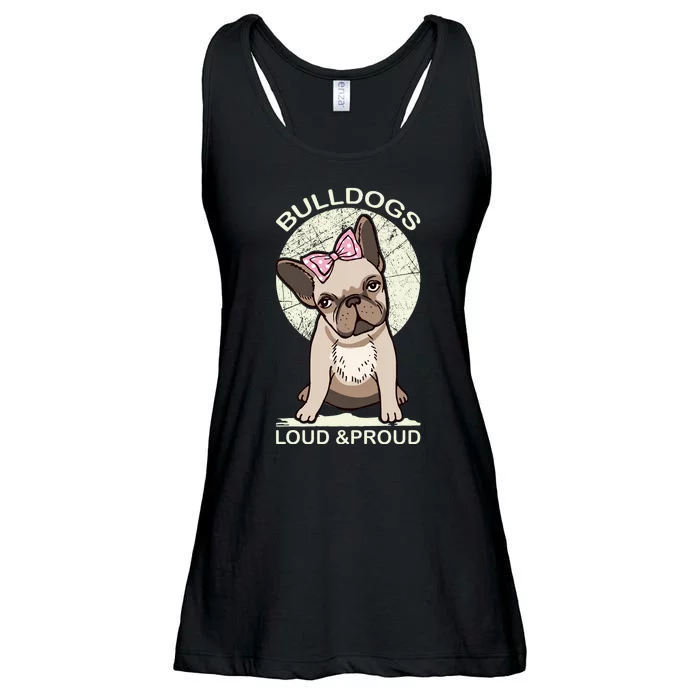 Bulldogs Loud And Proud Ladies Essential Flowy Tank