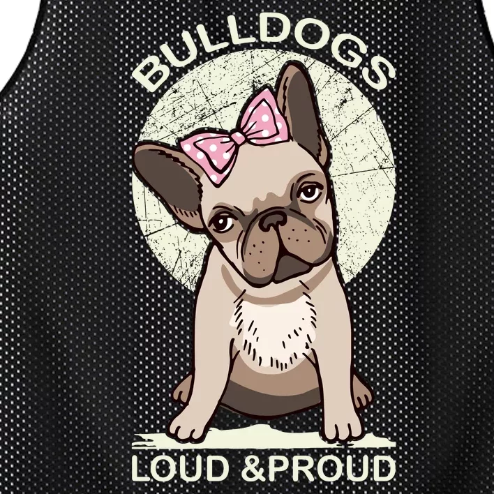 Bulldogs Loud And Proud Mesh Reversible Basketball Jersey Tank