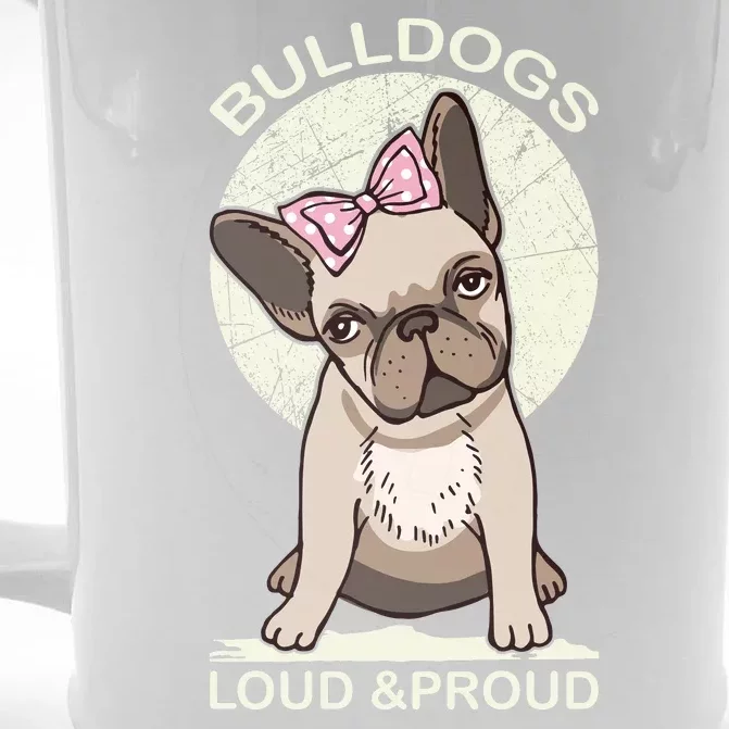 Bulldogs Loud And Proud Front & Back Beer Stein