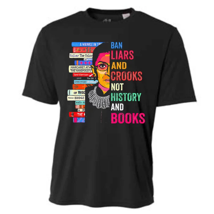 Ban Liars And Crooks Not History And Books Cooling Performance Crew T-Shirt