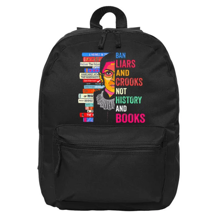 Ban Liars And Crooks Not History And Books 16 in Basic Backpack