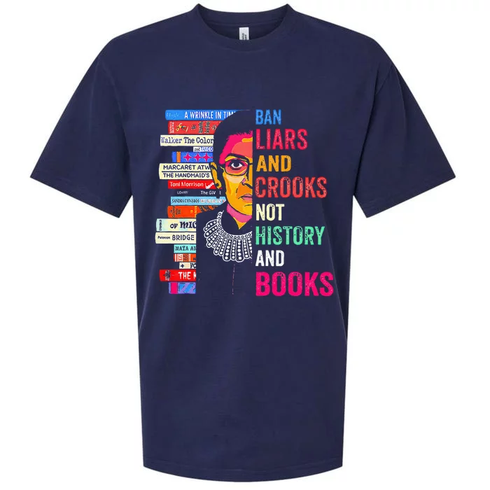 Ban Liars And Crooks Not History And Books Sueded Cloud Jersey T-Shirt