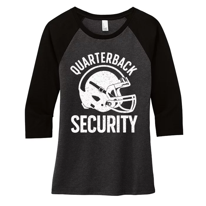 Best Lineman Art For Football Appreciation Lineman Women's Tri-Blend 3/4-Sleeve Raglan Shirt