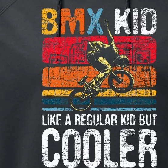 Bmx Like A Regular Cyclist Bicycle Bike Rider Performance Fleece Hoodie