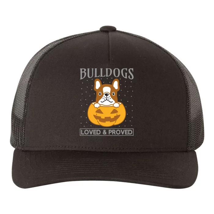 Bulldogs Loved And Proved Yupoong Adult 5-Panel Trucker Hat