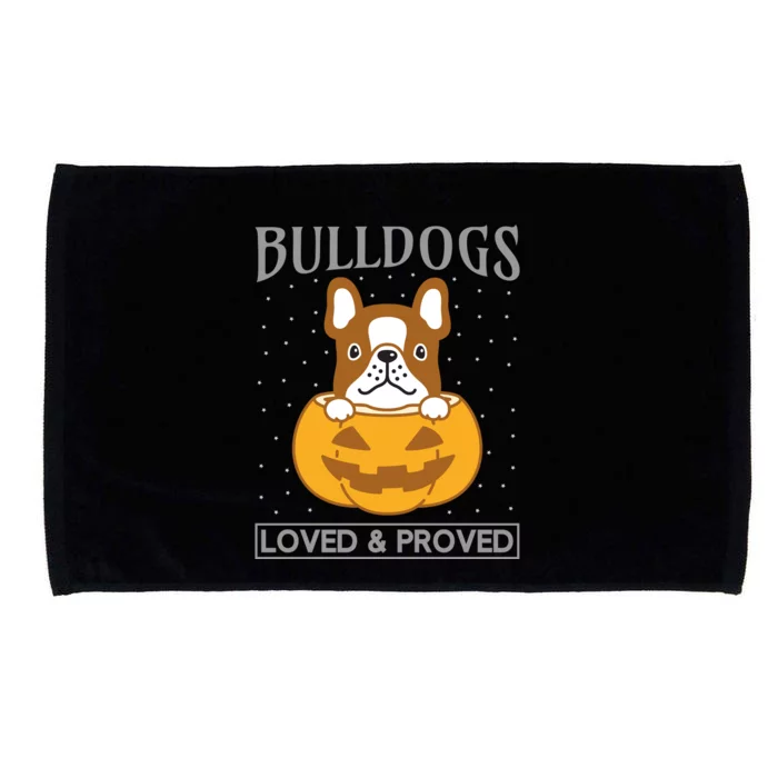 Bulldogs Loved And Proved Microfiber Hand Towel