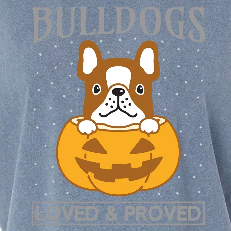 Bulldogs Loved And Proved Garment-Dyed Women's Muscle Tee