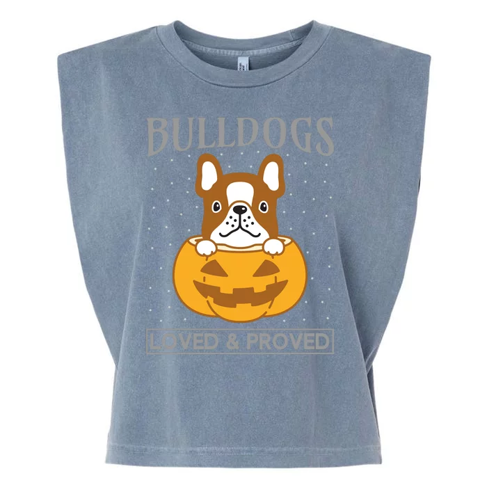 Bulldogs Loved And Proved Garment-Dyed Women's Muscle Tee