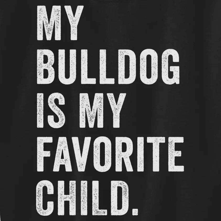 Bulldogs Lovers And Owners Kids Sweatshirt