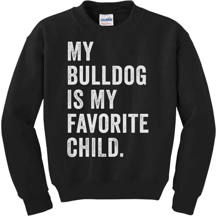 Bulldogs Lovers And Owners Kids Sweatshirt