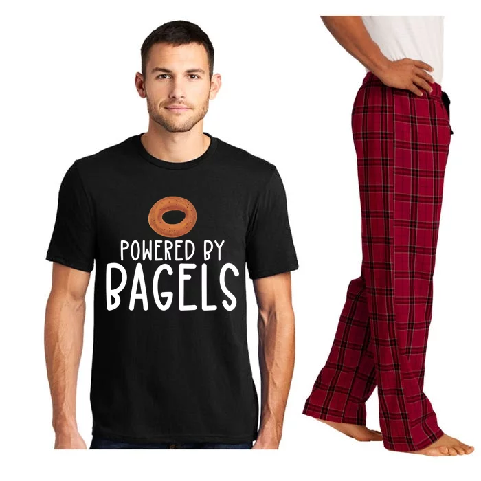 Bagel Lover Art Powered By Bagels Gift Pajama Set