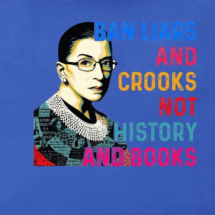 Ban Liars And Crooks Not History And Books Zip Tote Bag