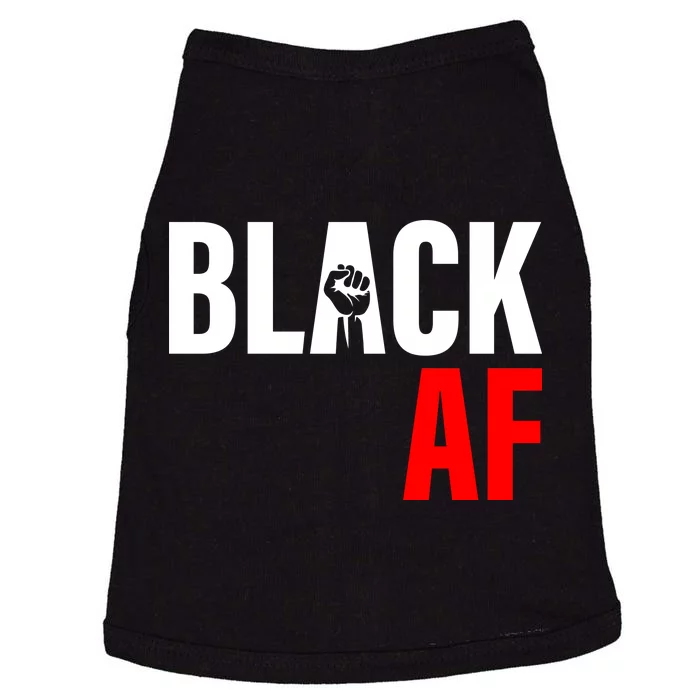 Black AF Fist Logo Doggie Tank