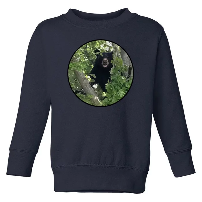 Black Bear Wilderness Toddler Sweatshirt