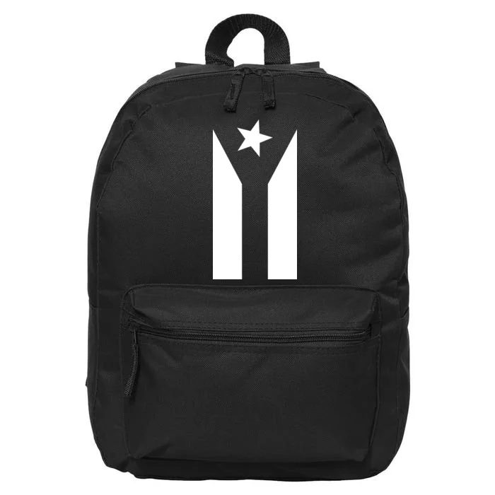 Black Boricua Flag Protest 16 in Basic Backpack