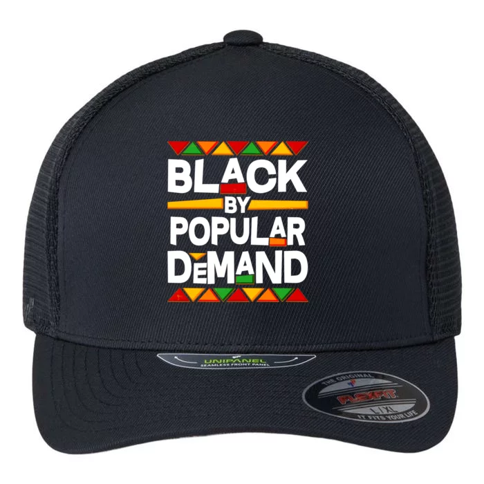 Black By Popular Demand Black Lives Matter History Flexfit Unipanel Trucker Cap