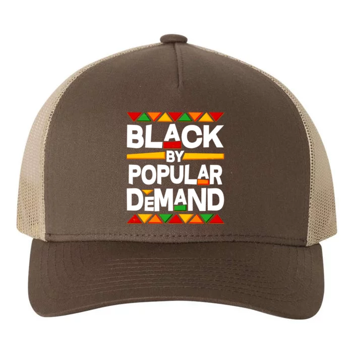 Black By Popular Demand Black Lives Matter History Yupoong Adult 5-Panel Trucker Hat