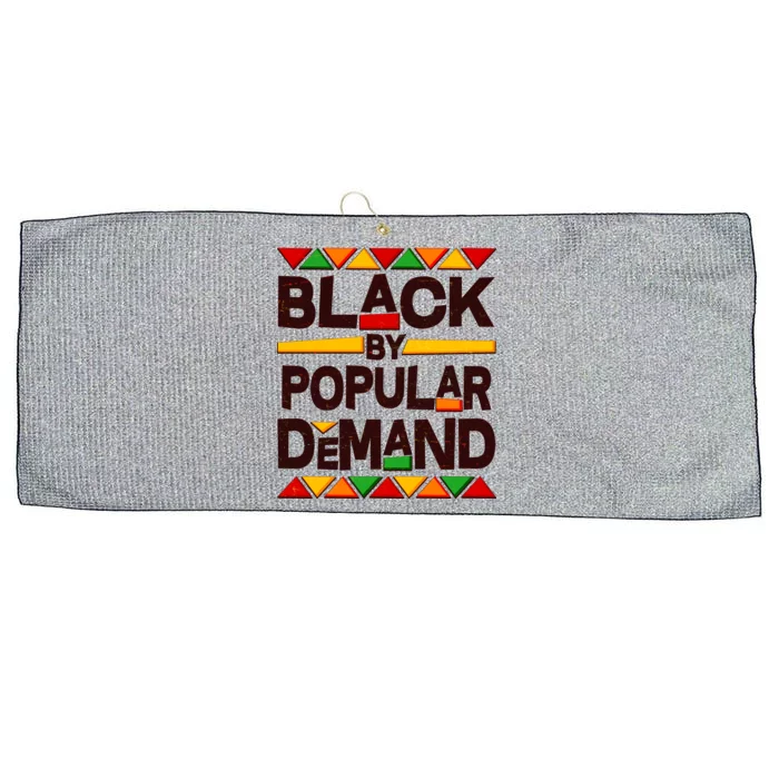 Black By Popular Demand Black Lives Matter History Large Microfiber Waffle Golf Towel