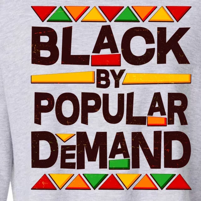 Black By Popular Demand Black Lives Matter History Cropped Pullover Crew