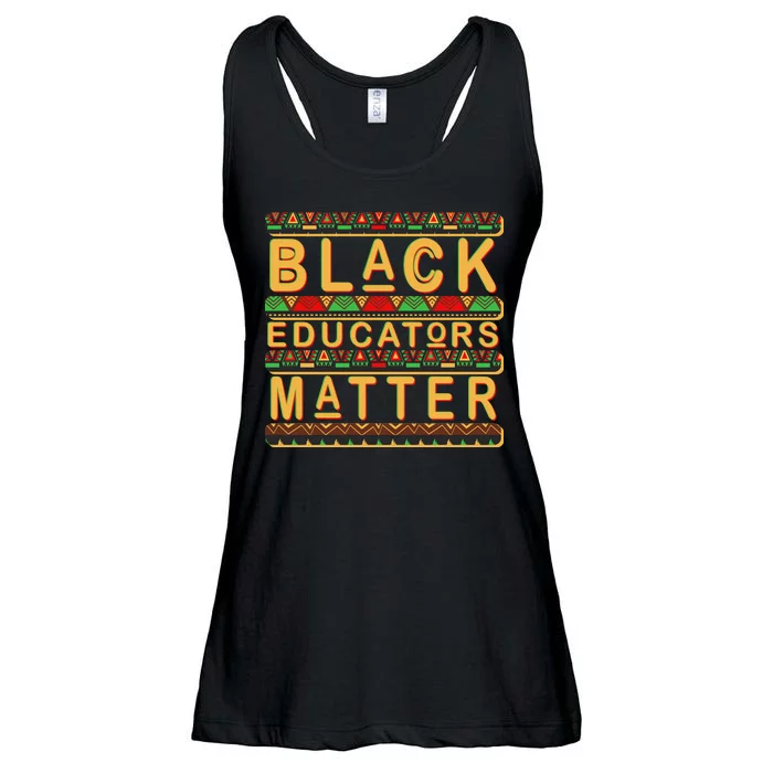 Black Educators Matters Ladies Essential Flowy Tank