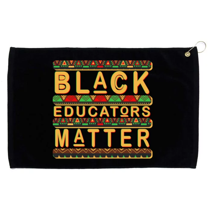 Black Educators Matters Grommeted Golf Towel