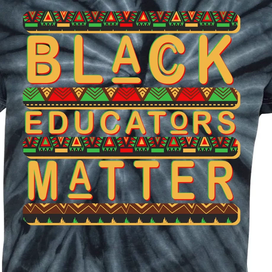 Black Educators Matters Kids Tie-Dye T-Shirt