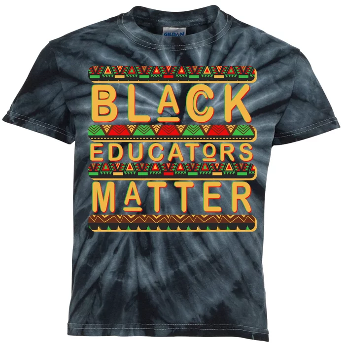 Black Educators Matters Kids Tie-Dye T-Shirt