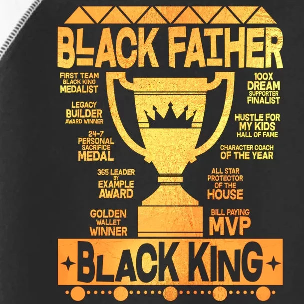 Black Father Black King Toddler Fine Jersey T-Shirt