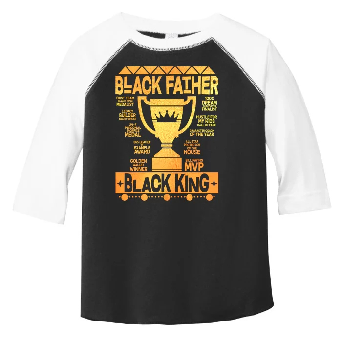 Black Father Black King Toddler Fine Jersey T-Shirt