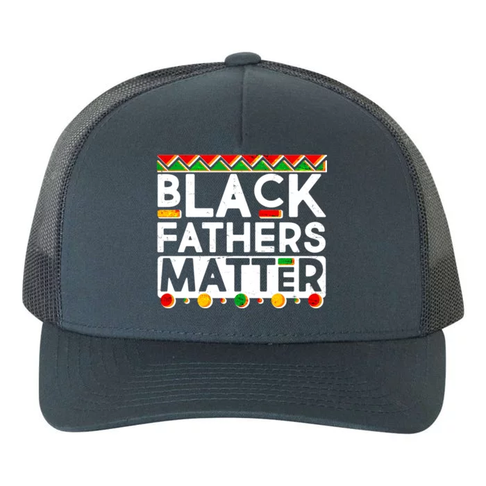 Black Fathers Matter Traditional Colors Yupoong Adult 5-Panel Trucker Hat