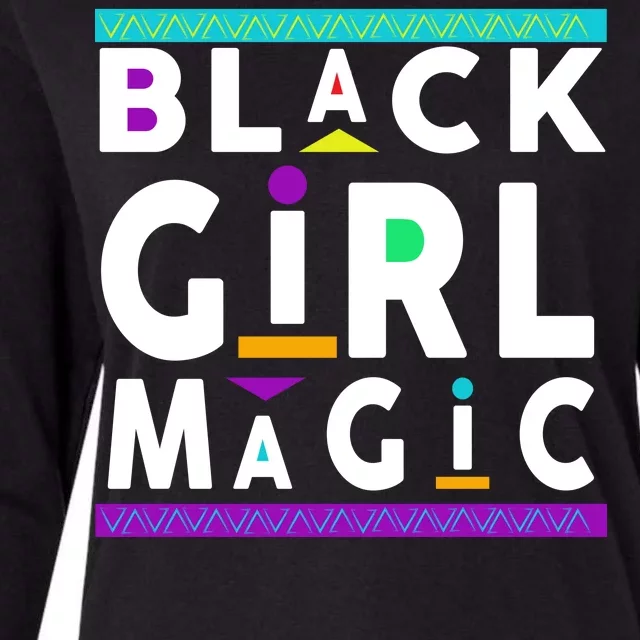 Black Girl Magic Womens Cotton Relaxed Long Sleeve T-Shirt