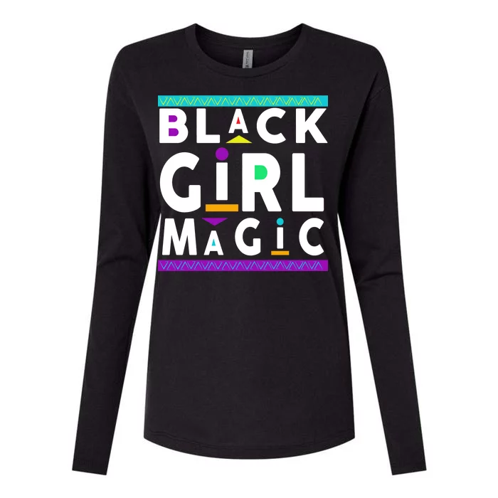 Black Girl Magic Womens Cotton Relaxed Long Sleeve T-Shirt