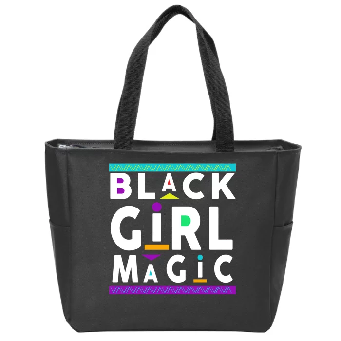 Black Girl Magic Zip Tote Bag