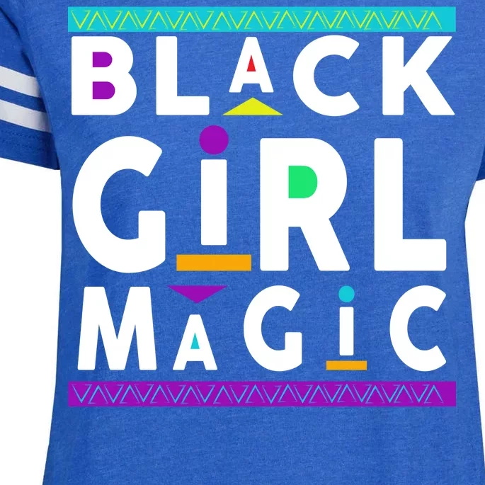 Black Girl Magic Enza Ladies Jersey Football T-Shirt