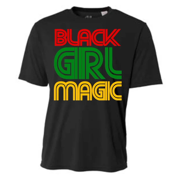 Black Girl Magic Colorful Imprint Cooling Performance Crew T-Shirt