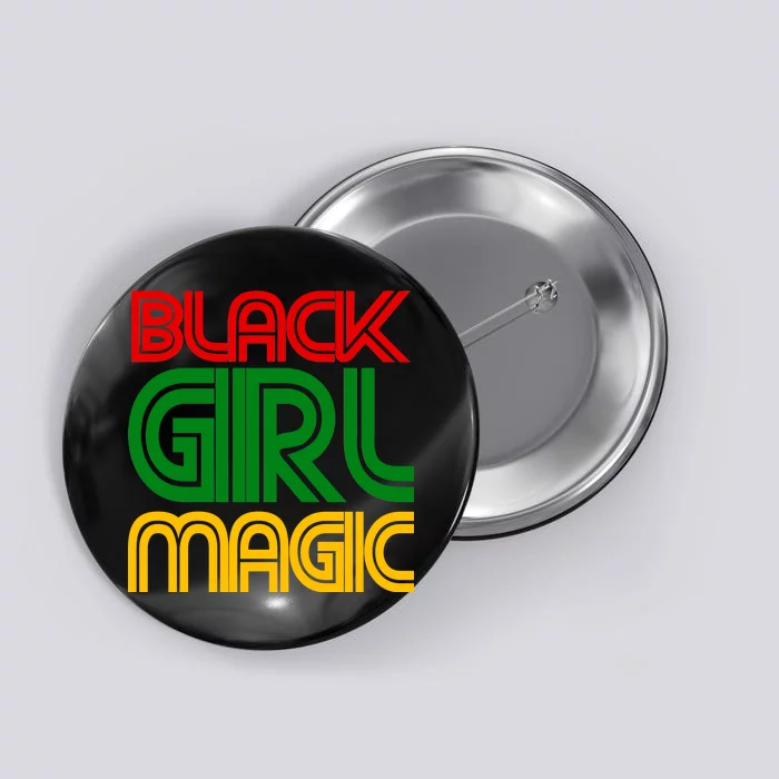 Black Girl Magic Colorful Imprint Button