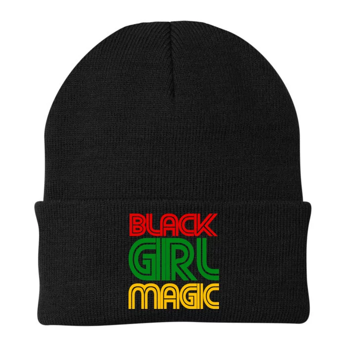 Black Girl Magic Colorful Imprint Knit Cap Winter Beanie