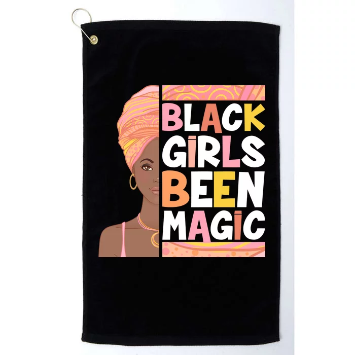 Black Girls Been Magic Platinum Collection Golf Towel