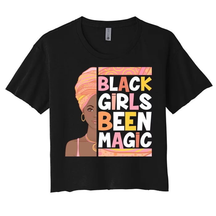 Black Girls Been Magic Women's Crop Top Tee