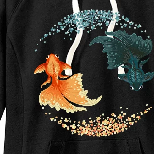 Black Goldfish Women's Fleece Hoodie