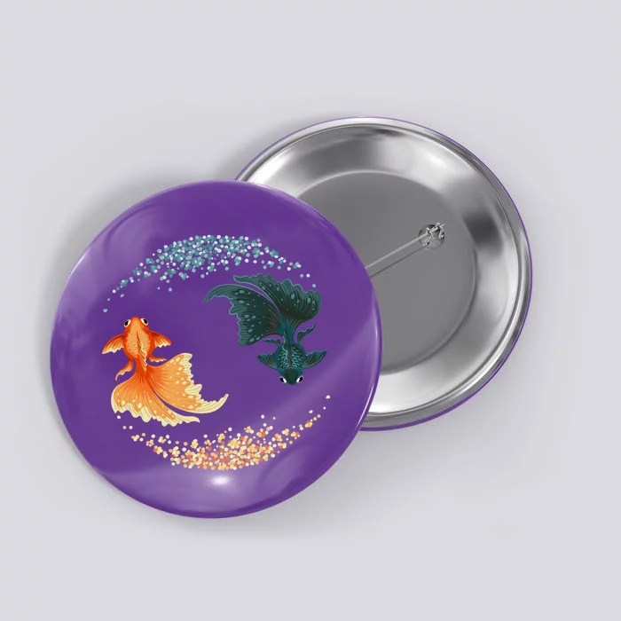 Black Goldfish Button