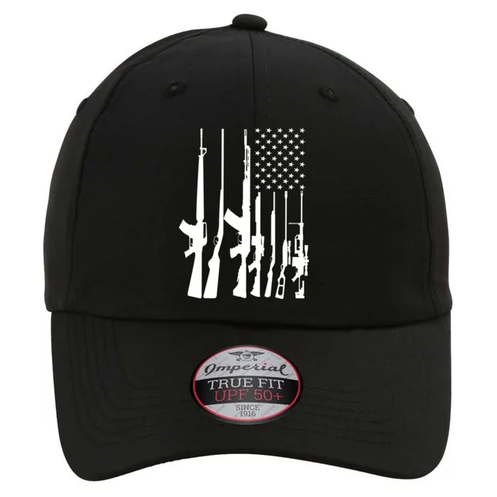 Black Gun American Flag - Rifle Weapon Firearm 2nd Amendment The Original Performance Cap