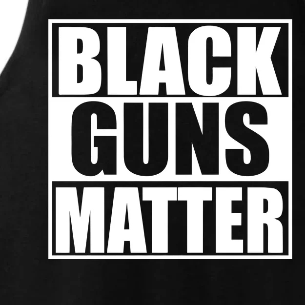 Black Guns Matter 2nd Amendment Ladies Tri-Blend Wicking Tank