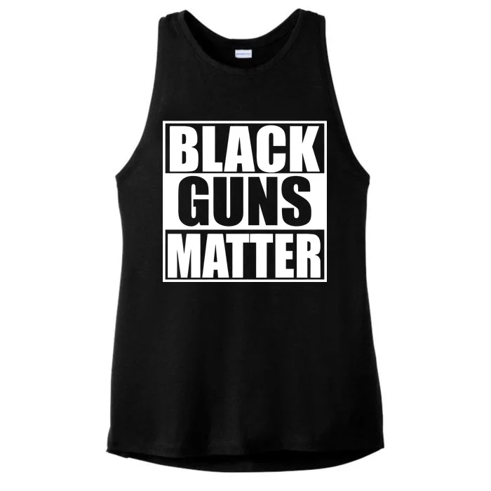 Black Guns Matter 2nd Amendment Ladies Tri-Blend Wicking Tank