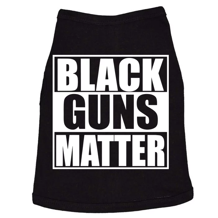 Black Guns Matter 2nd Amendment Doggie Tank