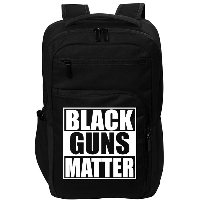 Black Guns Matter 2nd Amendment Impact Tech Backpack